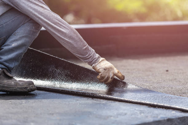 Professional Waterproofing technician working in McCutchenville, OH